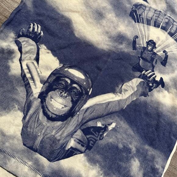 NWOT Next 82 Skydiving Monkey Tee - Picture 5 of 5